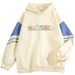American Style Color Block Sweatshirt For Men, Loose Fit, Niche Cute Cartoon Pullover, Outerwear, Cool And Handsome Top_viptrois.com