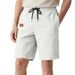 Men's Solid Color Twill Summer Pants Style Thin Breathable Casual Loose Shorts For Beach Sports_viptrois.com