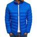 Cotton Coat Men's European And American Solid Color Stand Collar Casual Warm Cotton Coat Trendy Men's Cotton Jacket_viptrois.com