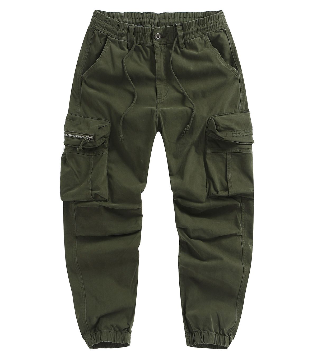 Utility Cargo Jogger Pants For Men – Oversized Multi-Pocket Trousers (4 Colors, Waist 30-38)_viptrois.com
