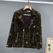 Men's Clothing Street Celebrity Same Style Sequined Men And Women Motorcycle Casual Jacket Stage Sequined Solid Color Group Performance Clothing Men_viptrois.com