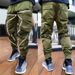 Men's Clothing Casual Pants Black Tapered Leg Loose Pants Straight Ins Trend_viptrois.com