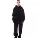 Unisex Oversized Print Hoodie - Hip Hop Streetwear Pullover With Side Pockets, Fleece Lined, High Neck, Long Sleeve (Multiple Colors & Sizes)_viptrois.com