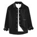 Trendy Brand Letter Long Sleeved Shirt For Men's New Autumn Trend, Personalized And Cool Shirt Jacket_viptrois.com