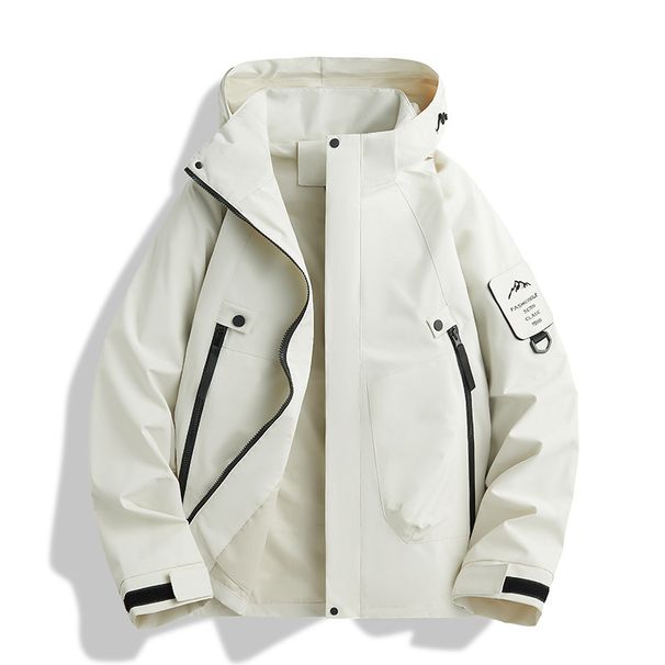 Men's Clothing Jacket For Men And Women With Hooded Thin Windbreaker For Spring And Autumn Outdoor Travel Group Work Clothes_viptrois.com