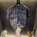 American Men's Gradual Change Hot Diamond T-shirt 2025 Summer New Versatile Hole Top Gypsy Short-sleeved T-shirt Tide_viptrois.com