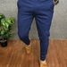 Men's Clothing New Men's Solid Color Casual Slim Fit Formal Pants Slim Tapered Four Seasons Style_viptrois.com
