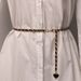 Love Heart Pearl Waist Chain Metal Chain Belt Braided Waist Waist Seal Ins Style Peach Heart Waist Chain for Women_viptrois.com
