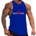 Men's Clothing Exercise Casual Letters Sports Waistcoat Fitness Vest_viptrois.com