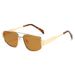 New Fashionable Internet Celebrity Cat Eye With A Sense Of , Slimming Glasses, Metal Double Beam Sunglasses For_viptrois.com