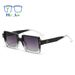 Women's Glasses Heao's New Original Rivet Personality Square Frame Splicing Color Sunglasses Fashion Catwalk Versatile Sunglasses_viptrois.com