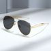 25 New Toad-shaped Sunglasses Metal Frame Retro Fashion High-end Sunglasses Street Fashion Sunglasses_viptrois.com
