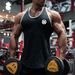 Men's Cotton I-shaped Vest Summer Casual T-shirt Wide U-neck Bottoming Shirt Sweat-absorbing Muscle Bodybuilding Sports T-shirt Tide_viptrois.com