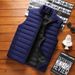 Men's Clothing 2025 NEW Down Cotton Vest Men's Autumn And Winter Vest Vest Men's Korean Style Casual Trend Waistcoat Vest Cross Border_viptrois.com