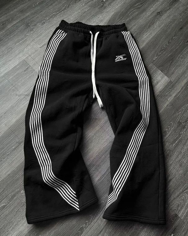 Men's Clothing Fashion All Match Men's Ins Trendy Brand Loose Straight Large Size Men's Trousers For Outer Wear High Street Casual Sports Pants_viptrois.com
