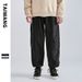 Men's Clothing Men's Wear Tide brand paint overalls men 2024 autumn new men's wear pants stone mill casual trousers men_viptrois.com