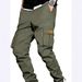 Men's Clothing Sports Casual Trousers Overalls Spring And Autumn Fashion Loose Multi Pocket Lace Up Closed Front Straight Trousers Cuffed Trousers_viptrois.com