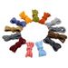 Shoe Accessories gold shoelaces wholesale Martin boots dad shoes big yellow boots original two color stripes all match retro round shoelaces_viptrois.com