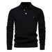 Sweater Stand-up Collar Men's High-quality Business Sweater Casual Knitted Sweater_viptrois.com