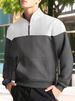 Men’s Waffle-Knit Zip-Up Hoodie – Diamond Grid Stand Collar Pullover For Urban Explorers (S-XXXL, 60% Polyester, Slim Fit, Retro Style)_viptrois.com