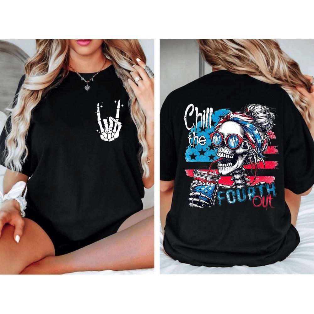 Camiseta UU., Divertida 4 Julio, Retro Bandera Estadounidense, Del Día La Independencia, Camiseta De EE. UU._viptrois.com