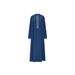 Men's Clothing Simple Long Stand Collar Zipper Muslim Robe_viptrois.com