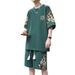 2025 New Chinese Style Summer Light Luxury High-End Short Sleeve Shorts Sports Two-Piece Set Men's Casual Fashion Suit_viptrois.com