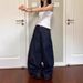Men’s Clothing Large Size Dark Blue High Waist Wide Leg Jeans Spring And Autumn New Style Straight Drape Loose Slim Floor Length Pants_viptrois.com