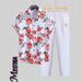 Men's Clothing Casual Fashion Short Sleeved Shirt Trousers Shirt 3D Digital Printing Suit_viptrois.com
