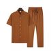 New Summer Men's Slim Fit Trendy Youth Casual Sports Suit_viptrois.com