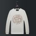 Men's Clothing Dragon Trend Round Neck Large Size Loose Personality Top Trendy Brand Hot Diamond Bottoming Shirt_viptrois.com