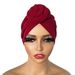 Women's Hats New Style Sanded Flower Ethnic Hat Hot Sale Three Dimensional Twist Knotted Turban Hat_viptrois.com