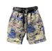 Men's Clothing Summer Jacquard Bear Shorts Personalized Color Beach Pants Fashion Print Casual Shorts_viptrois.com