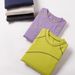 Reversible Color-Block Thermal Long Sleeve Tee - Unisex Brushed Fleece Loungewear (5 Colors, S-2xl) Chameleon Colors_viptrois.com