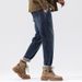 Factory Direct Supply Autumn And Winter New Small Straight-footed Jeans Men's High-quality Niufeng Loose Washed Denim Trousers Men_viptrois.com