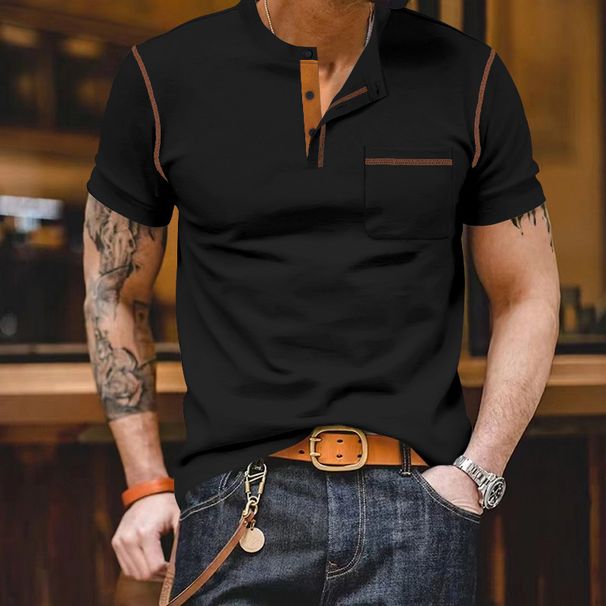 Men's Clothing Men's Short Sleeved New Summer Men's Polo Shirts Large Size Men's Tops T Shirts_viptrois.com
