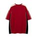 American sports splicing short-sleeved T-shirt men's summer loose cotton half-sleeved ins street trendy letter five-sleeve T-shirt_viptrois.com