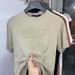 Short Sleeved T-shirt Men's Pure Cotton Summer 3D Embossed Slim Fit Versatile Round Neck Casual Trendy Brand Top_viptrois.com