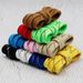 Flat double-layer hockey cotton shoelaces match everything sneakers_viptrois.com