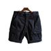 Men's Clothing Summer New Style Main Push Workwear Shorts Men's Solid Color Outdoor Versatile Shorts Casual Straight Pants_viptrois.com
