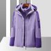 "Couple's 3-in-1 Waterproof Jacket – Detachable Fleece Liner, Winter Windproof Coat For Men & Women (7 Sizes, 7 Colors)"_viptrois.com