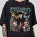 Vintage Camisa Tributo A Regalo Fans Pedro Pascal, Ropa Casual De Tela Para Hombres_viptrois.com