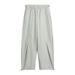 Men's Clothing Loose Casual Trousers Solid Color Wide Leg Tie Drawstring Sweatpants_viptrois.com