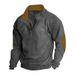 Pure 2025 Cross-Border Spring And Autumn European Size American Style Men's Outdoor Casual Embroidered Color Block Stand_viptrois.com