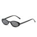 Women's Small Oval Sunglasses Retro Shades For Driving & Hip-Hop Style UV400 Protection Lightweight Trendy Cat Eye Frames Unisex Designer Glasses_viptrois.com