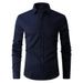 Men's Clothing Slim Stretch Shirt Men's Shirt Simple Business Thin Shirt Men_viptrois.com
