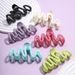 Premium Candy-Colored Dopamine Wave Claw Clip - Large Back-of-Head Updo Clip With Designer Flair - Statement Shark Clip_viptrois.com