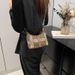 Mini Bag Autumn And Winter Woolen Plaid Bag For Women New Style Retro College Underarm Bag Versatile Shoulder Messenger Pillow Bag_viptrois.com