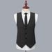 Men's Clothing yarn dyed three piece suit one button men's business suit slim formal suit professional wedding suit suit_viptrois.com