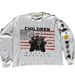 Trendy Faux Two Piece Wide Leg Pants for Teenagers Couples Hip Hop Style Spray Painted Series Men's Clothing Wholesale_viptrois.com